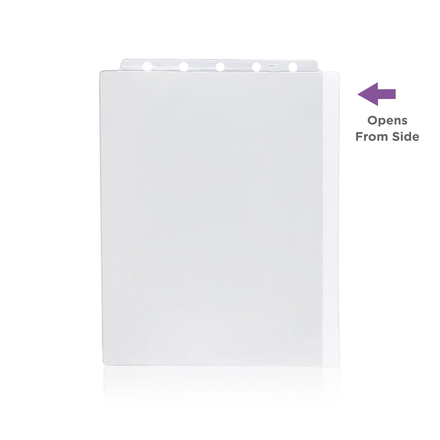 Clear Sheet Protectors for Top Opening Ring Binders, Side Loading